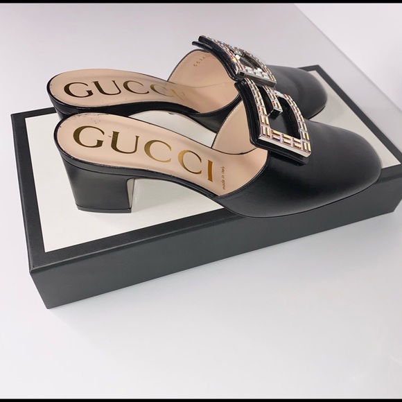 ($550) Madelyn Crystal G mules - Picture 2 of 5